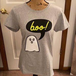 Gray Halloween T-shirt